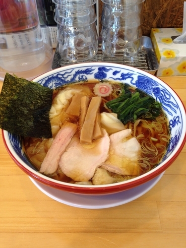 「ワンタン麺」@白河手打中華そば 法隆の写真