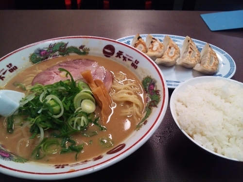 「餃子セット（大）こってり」@天下一品 錦糸町店の写真