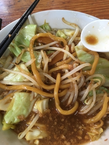 「ラーメン野菜増し」@極太濁流ラーメン ら・けいこ 本店の写真