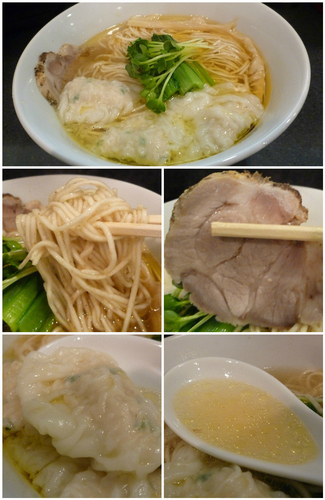 「醤油その2（ストレート麵）¥650ワンタン¥100」@中華そば 安成の写真