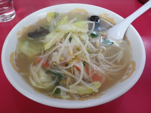 「タンメン」@びっくりラーメン 日高店の写真
