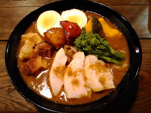 「期間限定 具だくさんカレー麺」@琉球チルダイの写真
