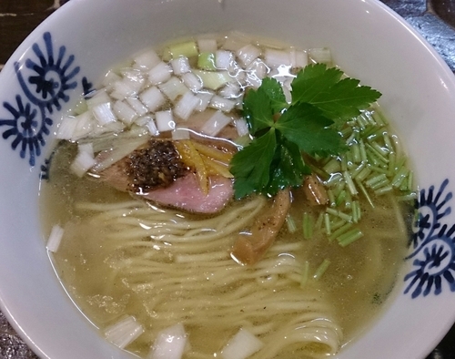 「鴨そば(塩)」@特級鶏蕎麦 龍介の写真