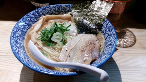 「濃厚煮干し中華そば（780円）+大盛（100円）」@煮干し中華そば 麺屋 銀星 高円寺の写真