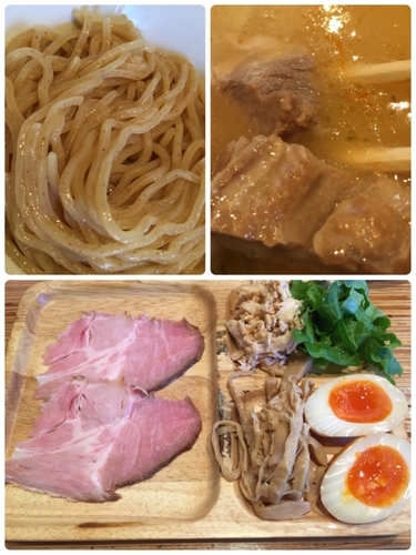 「特製 鶏つけソバ」@NOODLE STOCK 鶴おかの写真