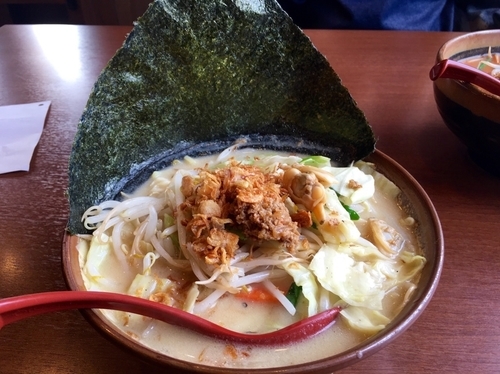 「北海道味噌(甘口)野菜ラーメン ¥820」@蔵出し味噌 麺場 壱歩 武蔵村山店の写真
