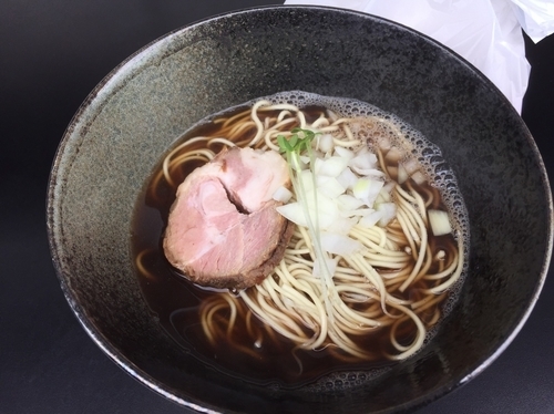 「【限定】烏賊煮干そば 700円」@煮干乱舞の写真