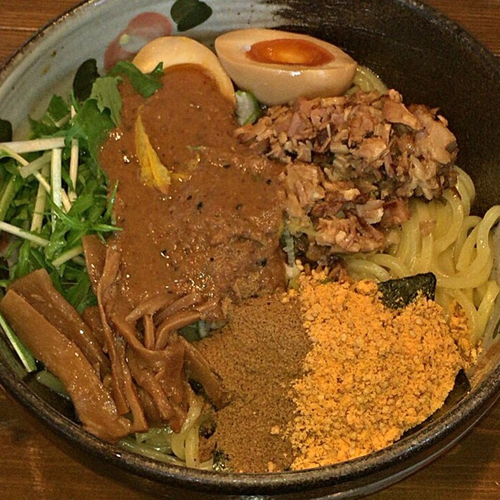 「油そば（800円）」@中華そば 椿の写真