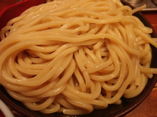 「三田盛りセット大盛(400g)辛つけ麺。」@つけ麺専門店 三田製麺所 五反田店の写真