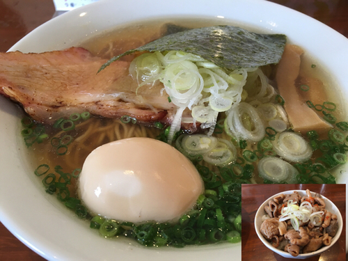 「煮干そば（塩）720円、味玉100円。」@ジュンタの写真