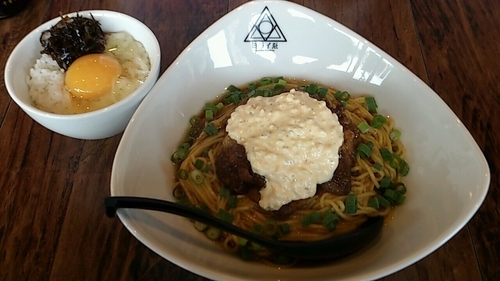 「牛煮込みまぜそば_800円」@noodle kitchen ミライゑの写真