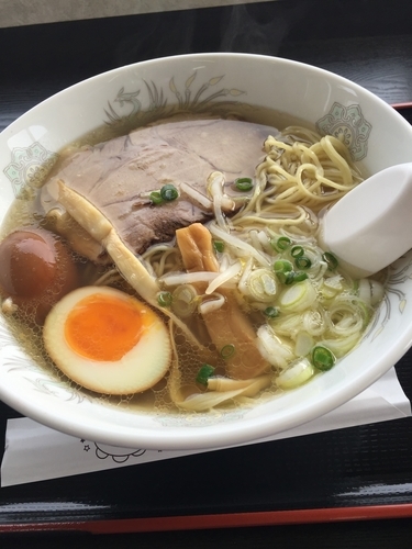「ダブル地鶏塩ラーメン 650円」@UFO物産館の写真