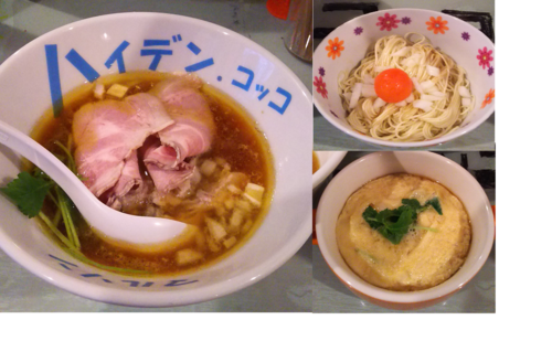 「【限定】『比内地鶏100%中華そば』850円+カップ茶碗蒸し」@ハイデン.コッコFACTORYサマンサ・タマサの写真