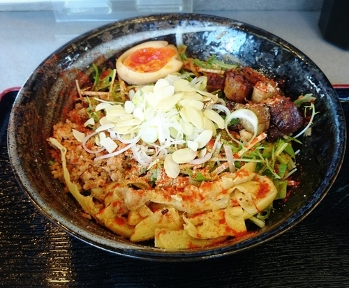 「坦々鶏油そば 790円」@地鶏らーめん 秋津の写真