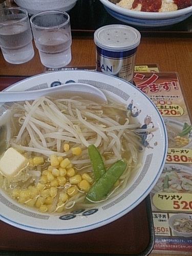 「もやしラーメン」@山田うどん食堂 きぬの里店の写真