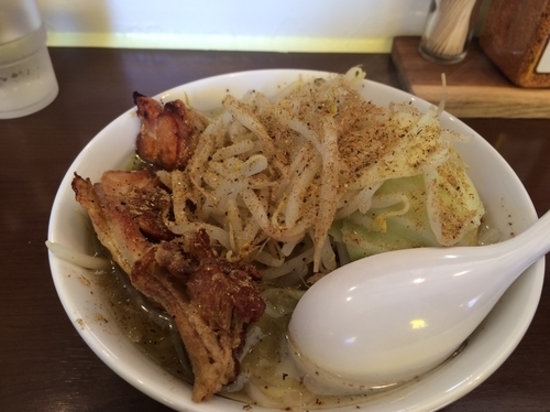 「とり郎普通盛り」@自家製麺 鶏八朗の写真