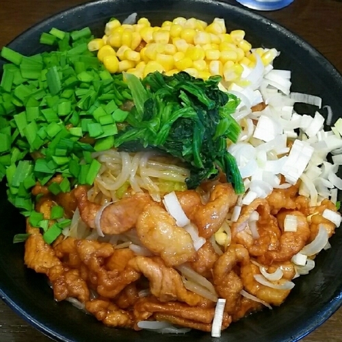 「【限定】豚唐あんかけまぜそば　８５０円」@麺屋 天海の写真