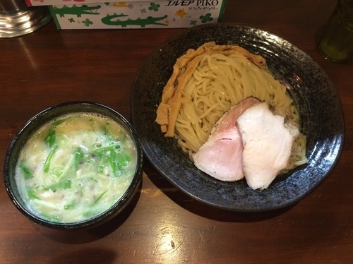 「鶏白湯つけめん（しお）」@麺屋 京介の写真