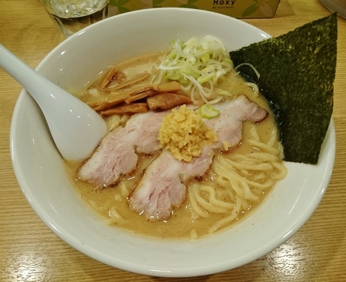 「ほんのり海老香る生姜味噌らーめん 770円（夜限定）」@麺処美空の写真