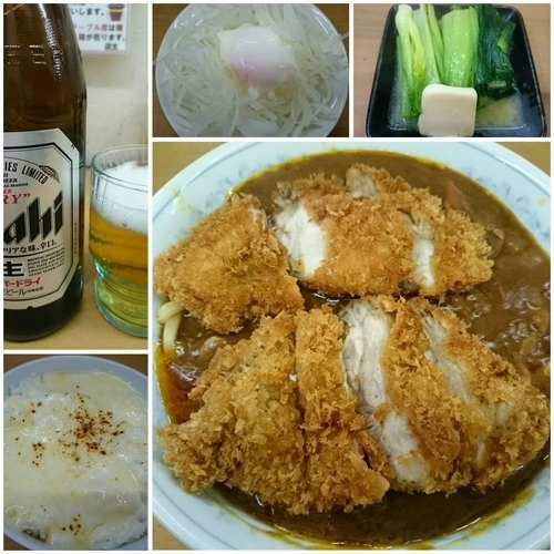 「【弥生の一杯】カレーのぶっかけ Ｃ 極チキンカツ￥1500他」@MENYA 食い味の道有楽の写真