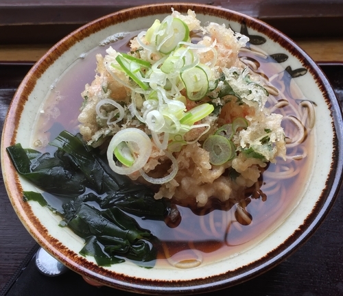 「かき揚げそば（￥390）」@そば処 あさひの写真