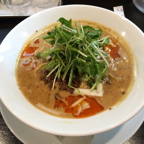 「味噌坦々麺（麺固め￥900）」@四川担担麺 阿吽 浅草店の写真