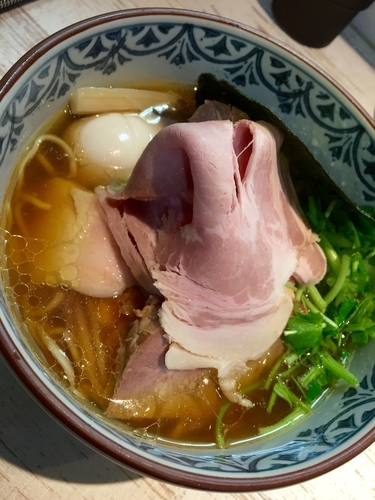 「【気まぐれ限定】特製 豚清湯 ￥1050」@中華そば 四つ葉の写真