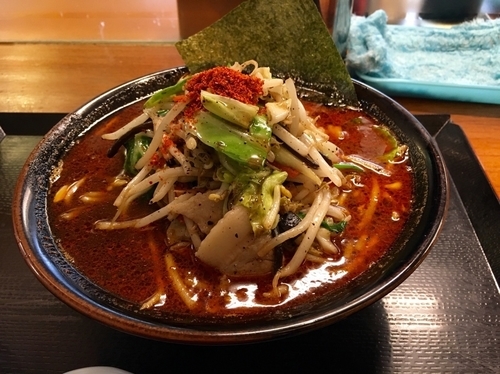 「辛醤タンメン ¥780」@丸め 田無ファミリーランド店の写真