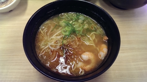 「濃厚海老味噌ラーメン」@スシロー 川崎水沢店の写真
