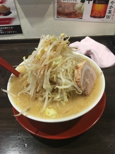 「味噌ラーメン(大盛、野菜増)780¥」@豚斬りらーめんの写真