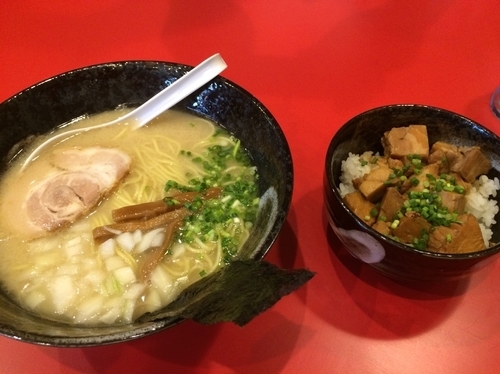「だいのじラーメン＆チャーシュー丼」@麺屋 だいのじの写真