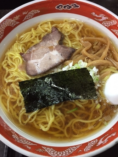 「中華そば（大盛り）」@中華そば マルナカの写真