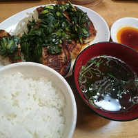 新橋餃子・焼定食（5個）