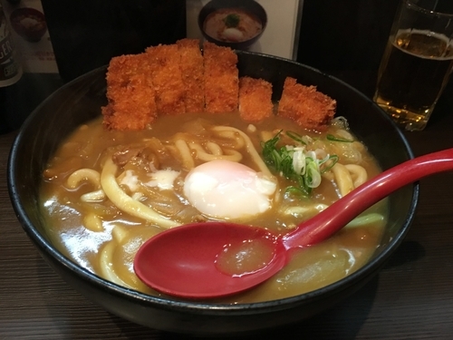 「能登豚カツカレーうどん」@金澤うどん だいぬき屋の写真