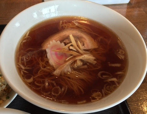 「ラーメン＋ミニチャーハン（￥520＋￥410）」@潮風中華房 萬華の写真