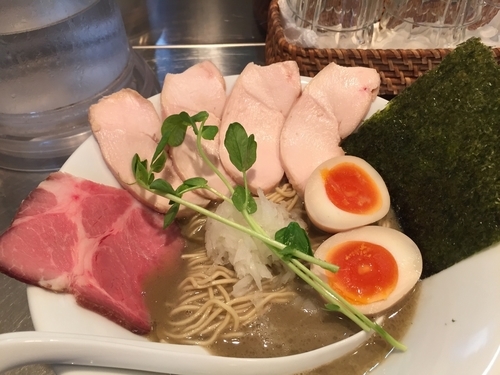 「【限定】濃厚煮干豚骨¥800」@さんじの写真