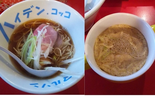 「【部活】鮮魚ノドグロとノドグロ煮干しの中華そば(900円)」@ハイデン.コッコFACTORYサマンサ・タマサの写真