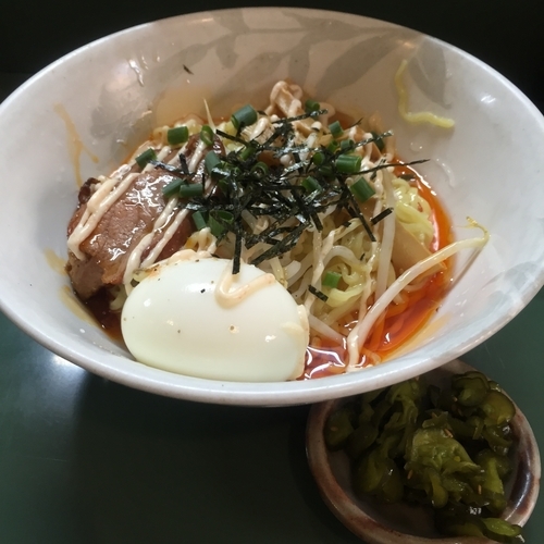 「めんたい油麺（￥700）」@油麺 にこにこの写真
