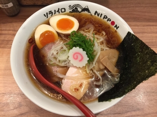 「味玉江戸式中華そば」@ソラノイロ NIPPONの写真