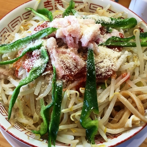 「【限定】arrabbiata（辛さ控えめ，野菜増し）」@麺や 豚八の写真