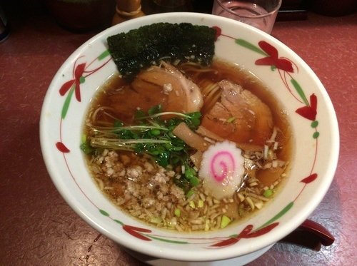 「中華そば750円➕替え玉100円」@らーめん天神下 大喜の写真