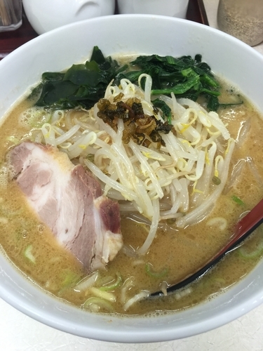 「味噌ラーメン」@ラーメンショップ さつまっ子 矢口店の写真