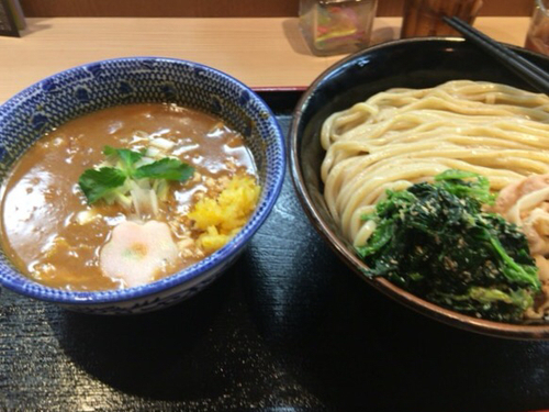 「柚子味噌つけ麺［冬季限定］」@らー麺土俵 鶴嶺峰の写真