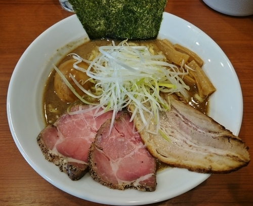「特製濃厚豚骨魚介ラーメン 1000円」@中華そば 七麺鳥の写真