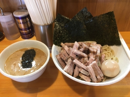「チャーシューつけ麺＋チャーシュー＋海苔」@麺屋 永太の写真