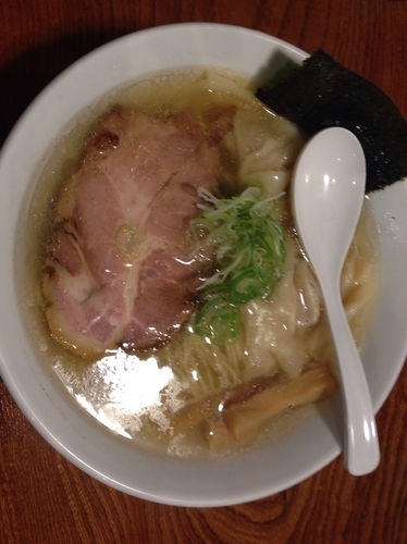 「雲呑ラーメン」@上州地鶏ラーメン 翔鶴の写真