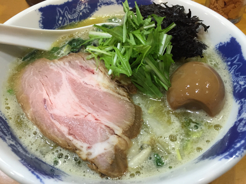 「限定／広島産牡蠣のみぞれ塩らーめん」@麺屋 扇 SENの写真