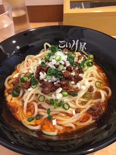 「汁なし担々麺 750円」@こいけ屋の写真