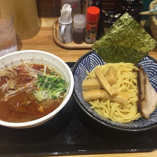 「（限定）辛味噌つけ麺¥850」@つけめん・らーめん・煮干そば 金狼の写真