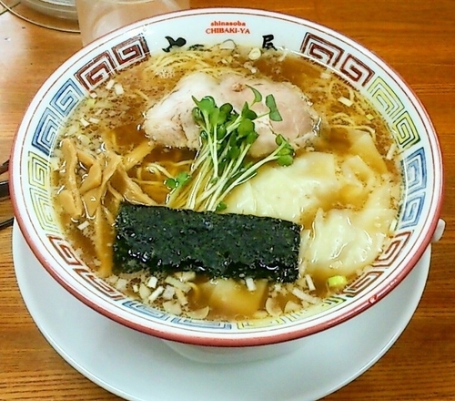 「ワンタンそば（醤油味）」@ちばき屋 葛西店の写真